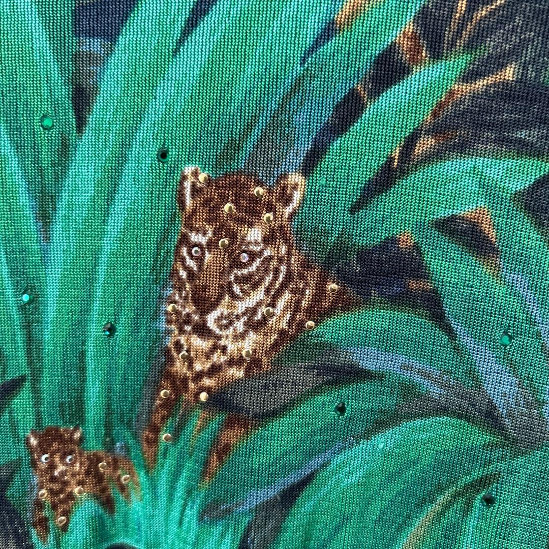 【期間限定値下げ】伊太利屋　ジャングルプリント　チュニック　ワンピース