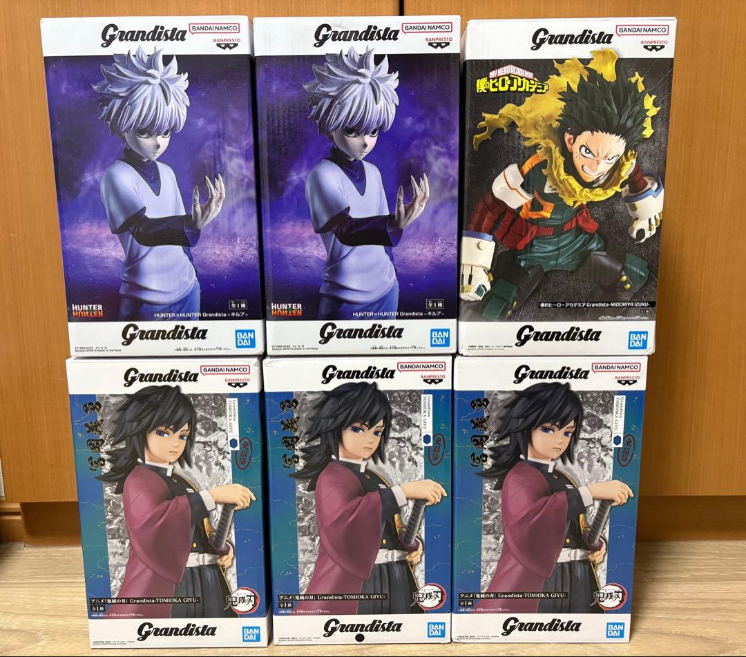 Grandistaキルア　冨岡義勇　緑谷出久　フィギュア