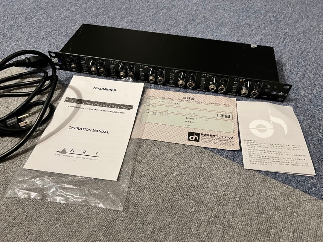 ART ヘッドホンアンプACHA6