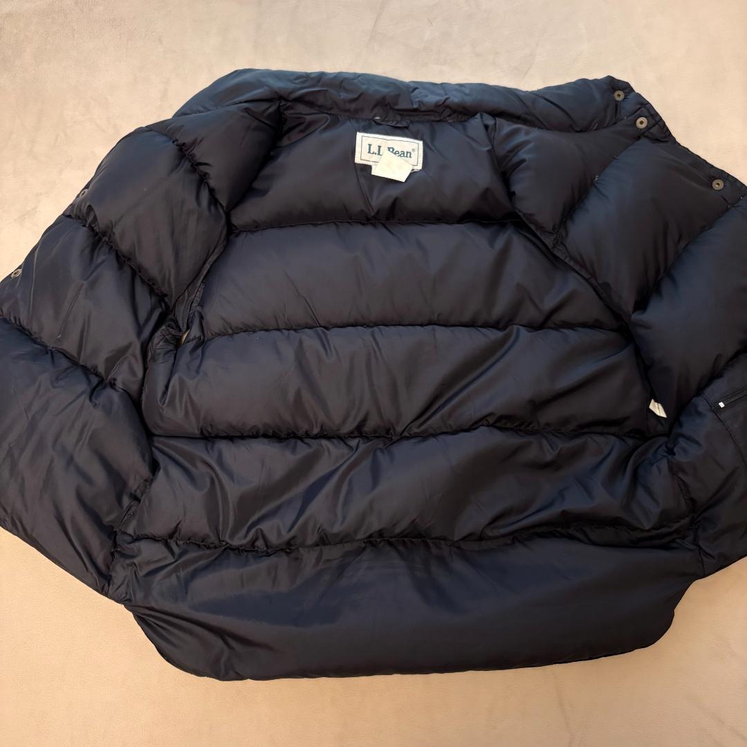 L.L.Bean 　90s ブラック ダウンベスト パッカブル