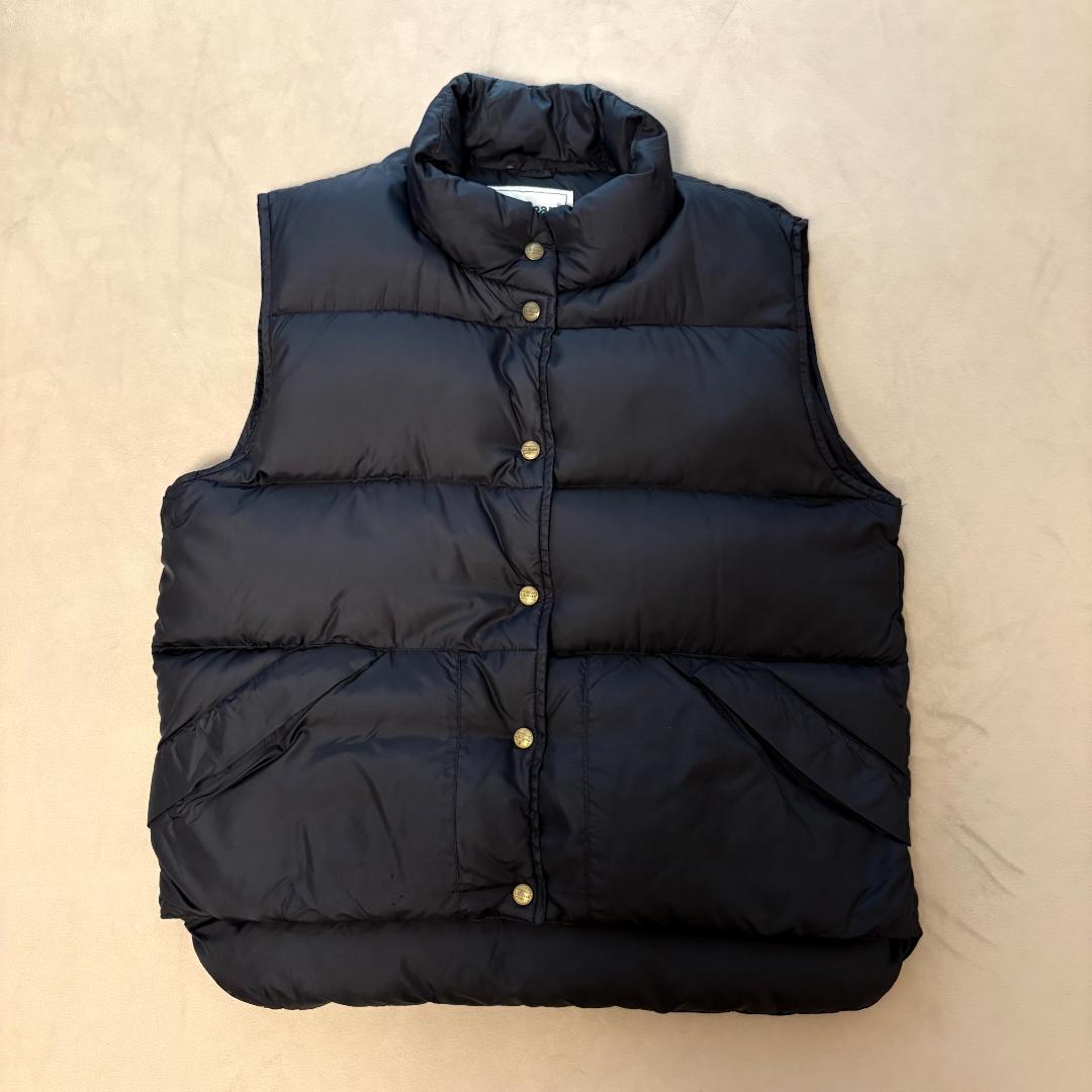 L.L.Bean 　90s ブラック ダウンベスト パッカブル