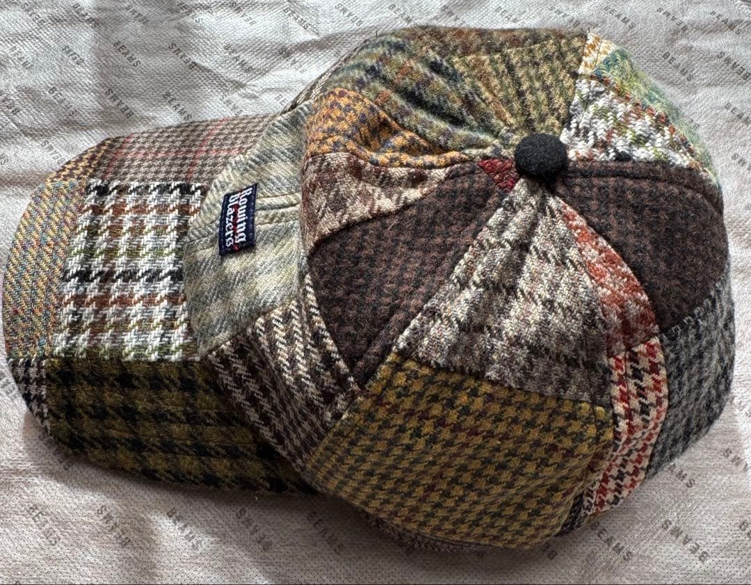帽子 ROWING BLAZERS WOOL PATCHWORK CAP