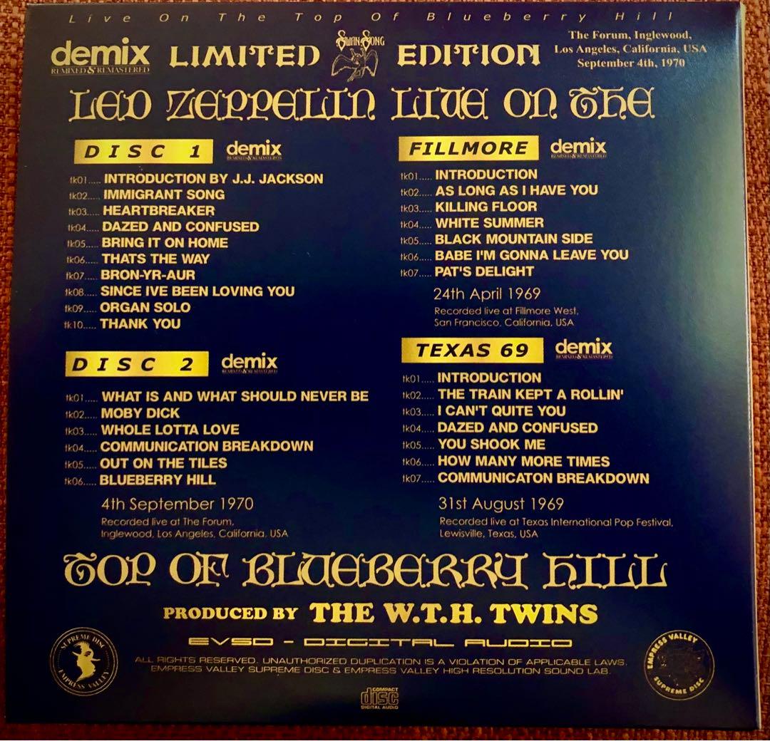 LED ZEPPELIN / BLUEBERRY HILL 7CD限定版