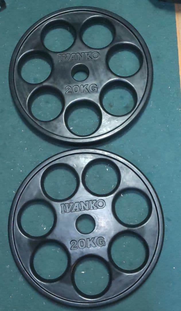 オリンピック プレート IVANKO 20kg プレート1枚①