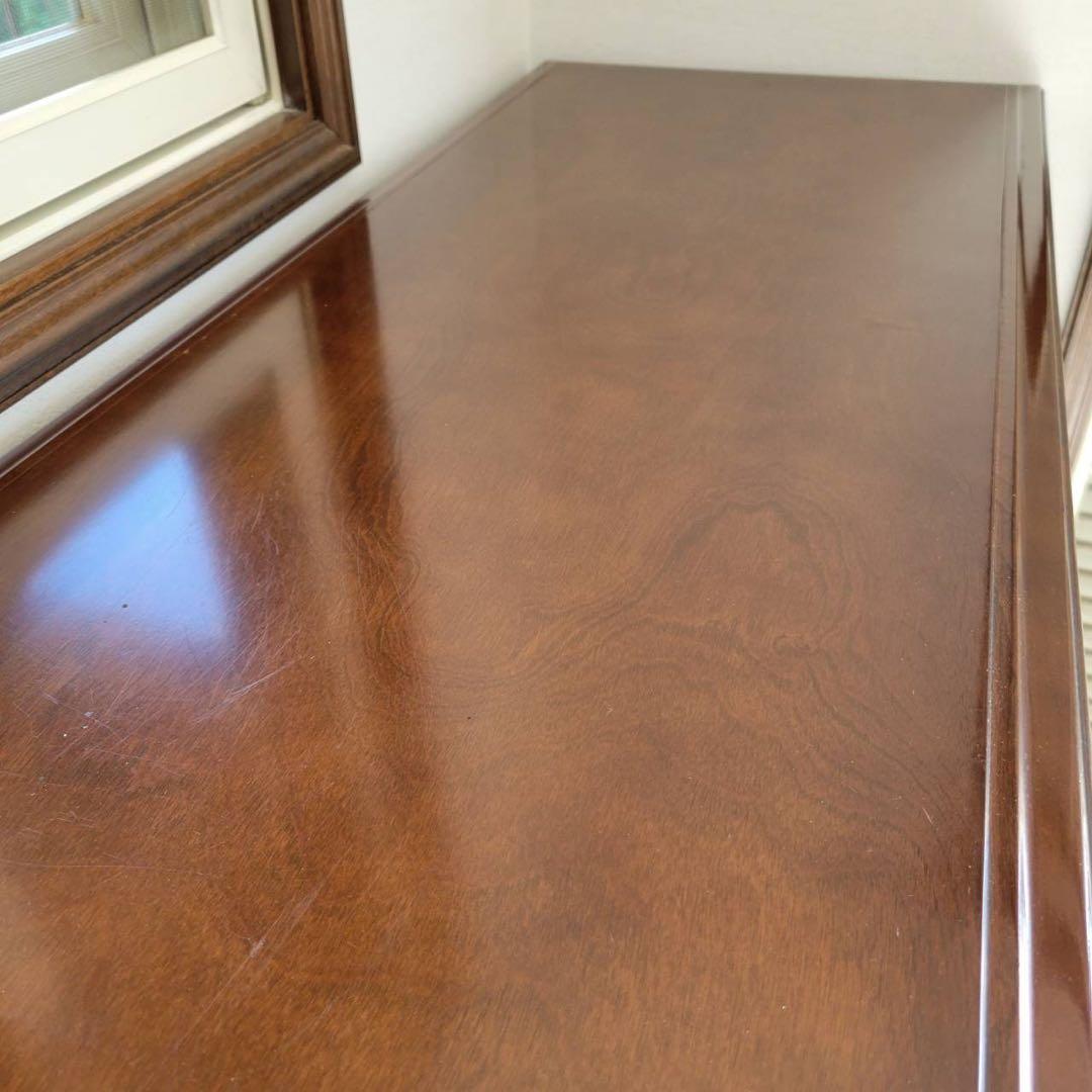 レトロ家具　美品　徳田家具　英国クラシック　木製キャビネット