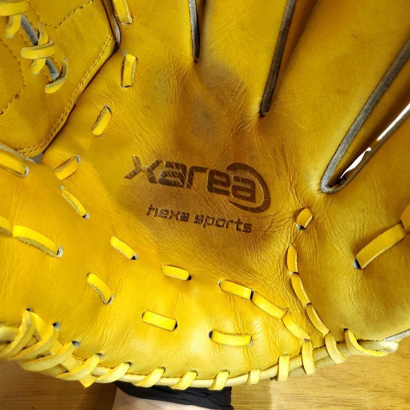 ヘキサ HEXA 日本製 ハイパーカーフ 投手用 軟式グローブ