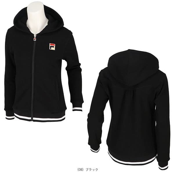 FILA テニスウェア フルジップアップパーカー M 長袖 フィラ ウェア