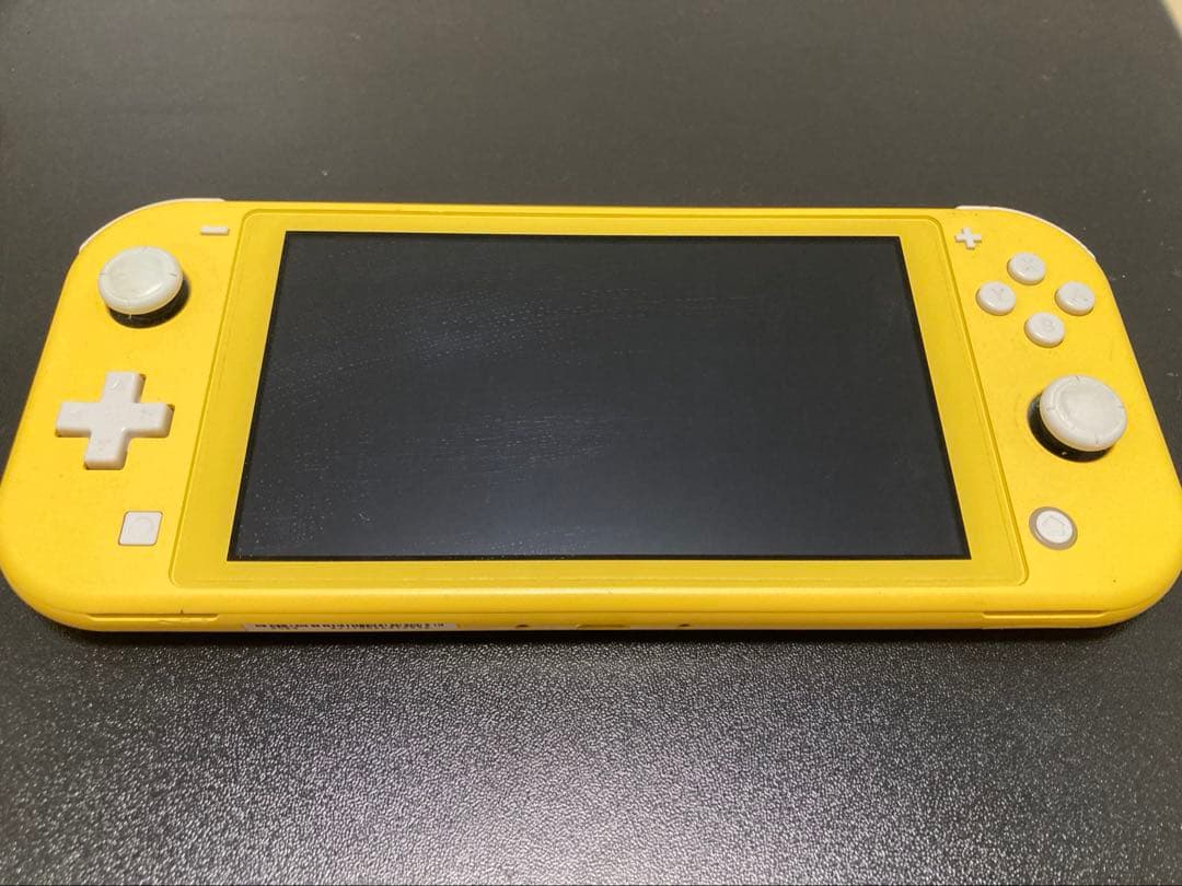 Nintendo Switch Lite イエロー　本体/画面不良有り