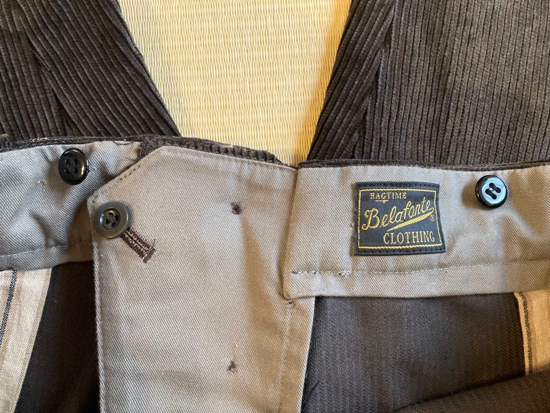 BELAFONTE ベラフォンテ　太畝コードゥロイトラウザーパンツ　XL