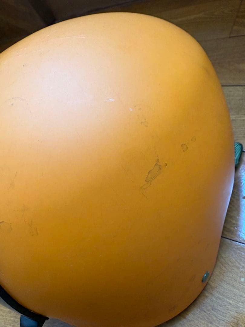 anon アノン　ヘルメット オレンジ　バイザー付　blitz オレンジ