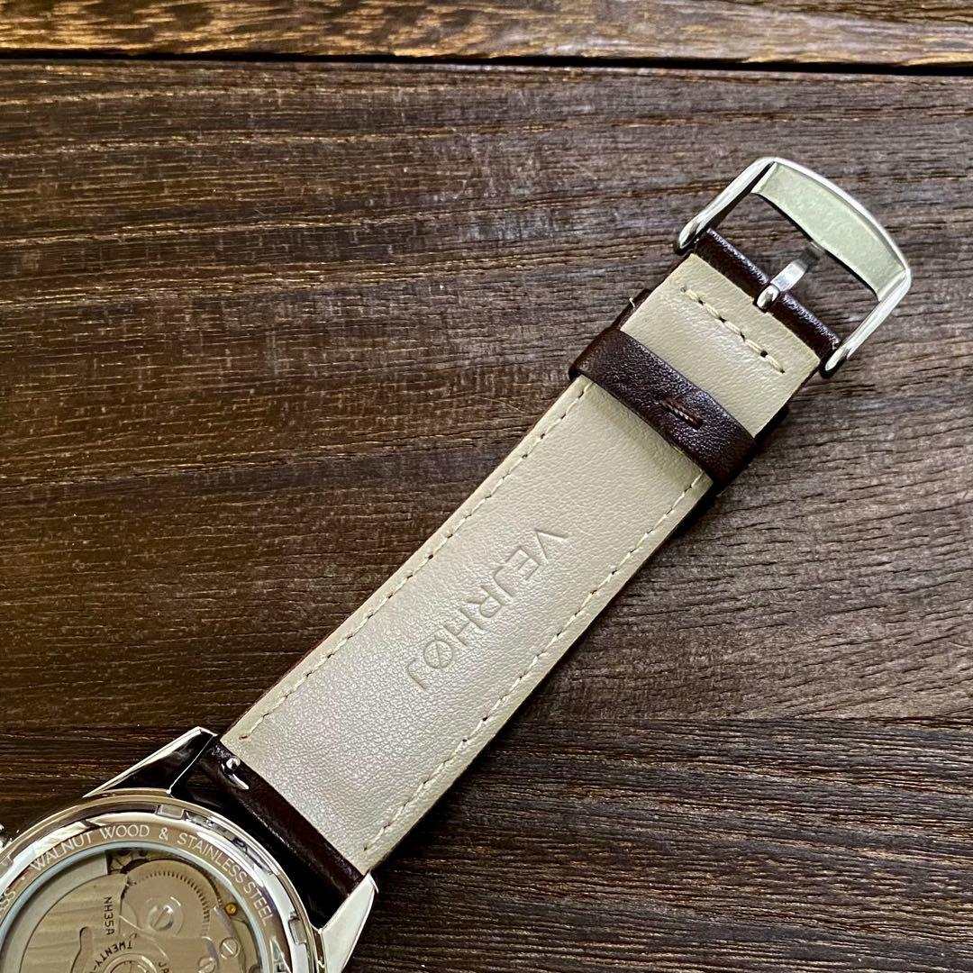 VEJRHOJ(ヴェアホイ) A04 walnut 機械式時計　オートマチック