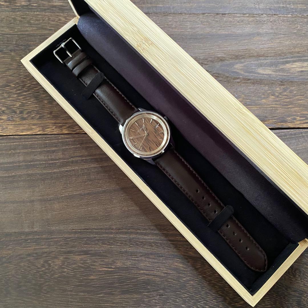 VEJRHOJ(ヴェアホイ) A04 walnut 機械式時計　オートマチック