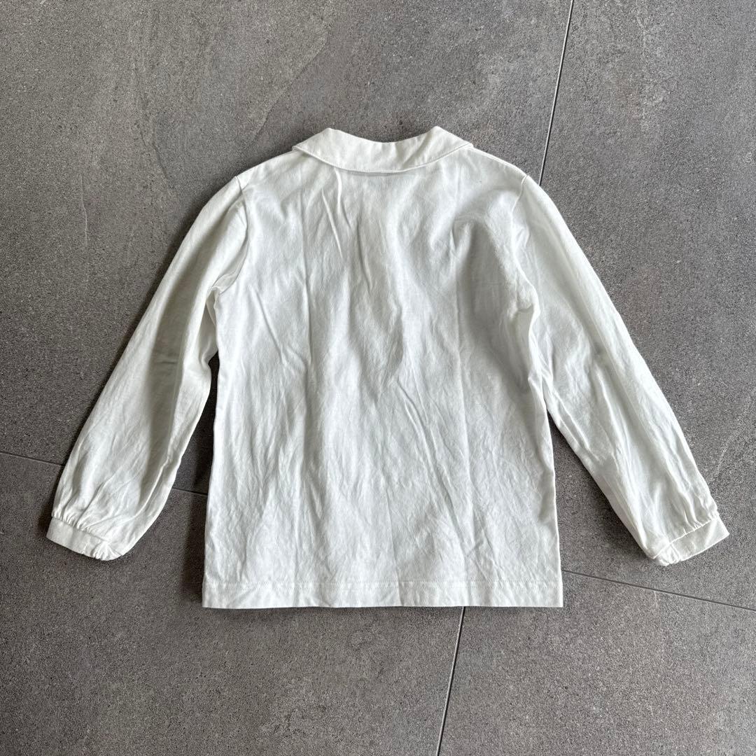 familiarフォーマル 115 ワンピース+ボレロ　濃紺　ブラウス　120