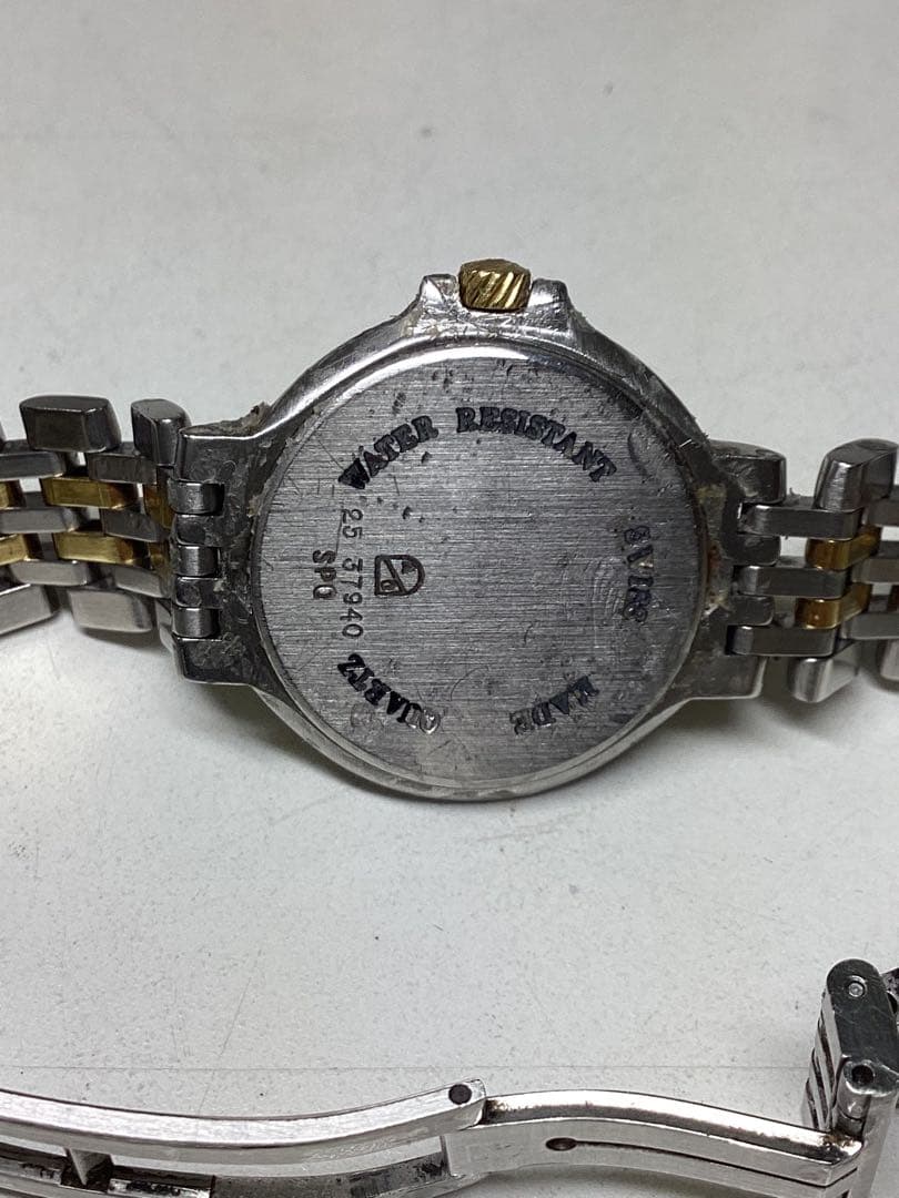 k*9様 ジャンク　dunhill アナログ腕時計 ゴールド/シルバー