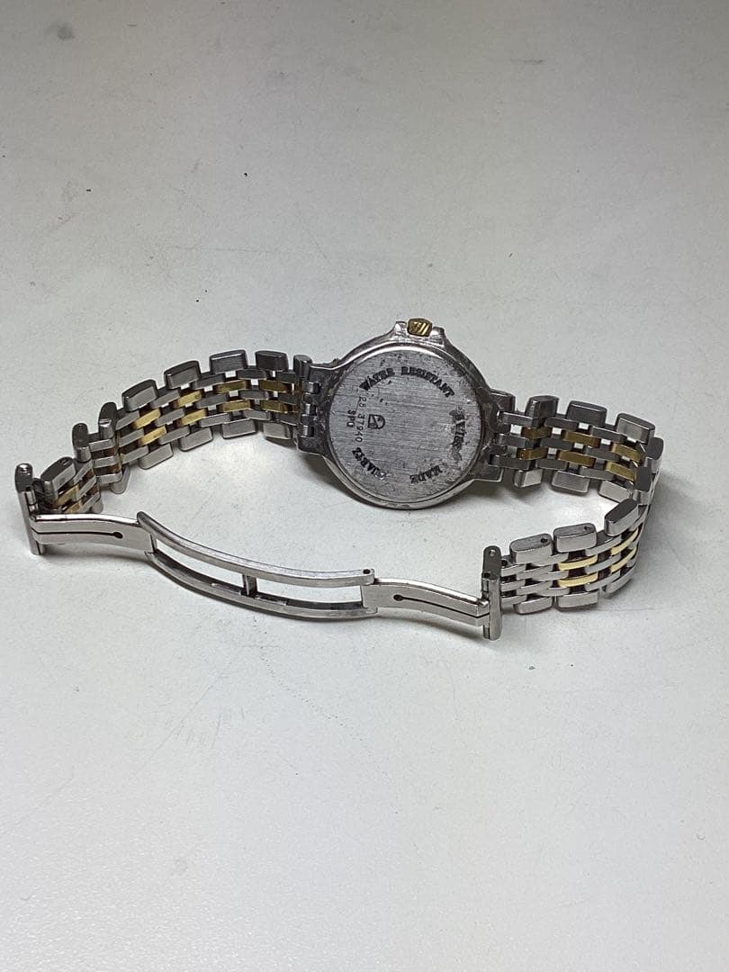 k*9様 ジャンク　dunhill アナログ腕時計 ゴールド/シルバー