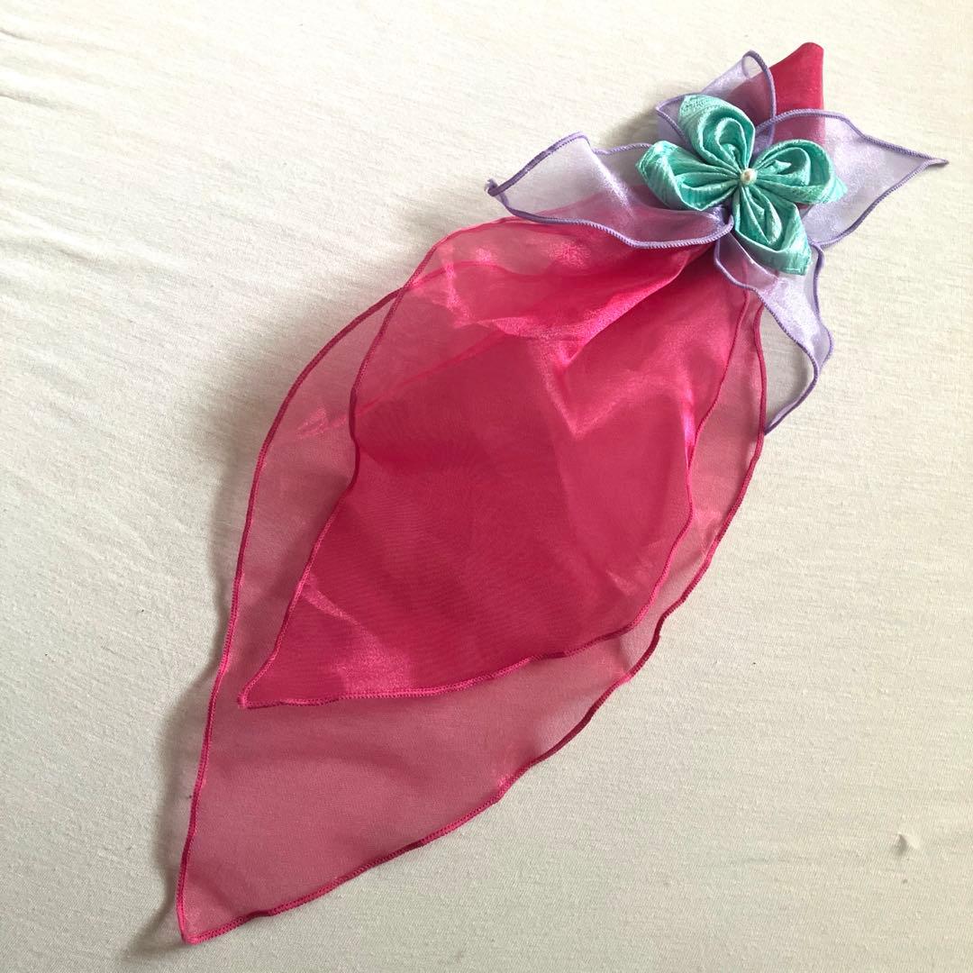 ビビディ・バビディ・ブティック　アリエルドレス110センチ　髪飾りつき