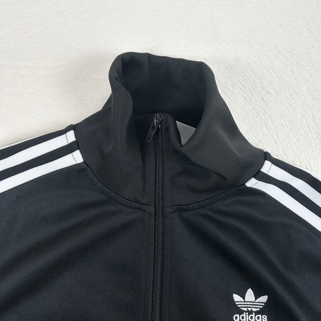 b1536✨美品✨【adidas】ベッケンバウアー　トラックジャケット　XL　黒
