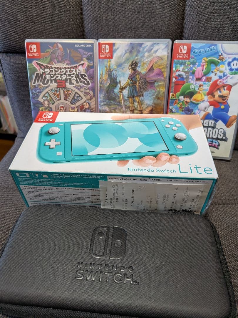 Nintendo Switch Lite ターコイズ 本体とゲーム3本