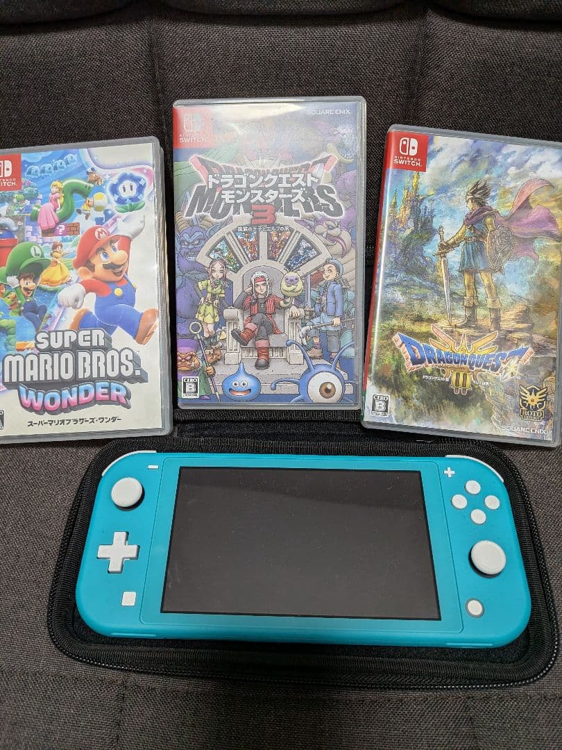 Nintendo Switch Lite ターコイズ 本体とゲーム3本