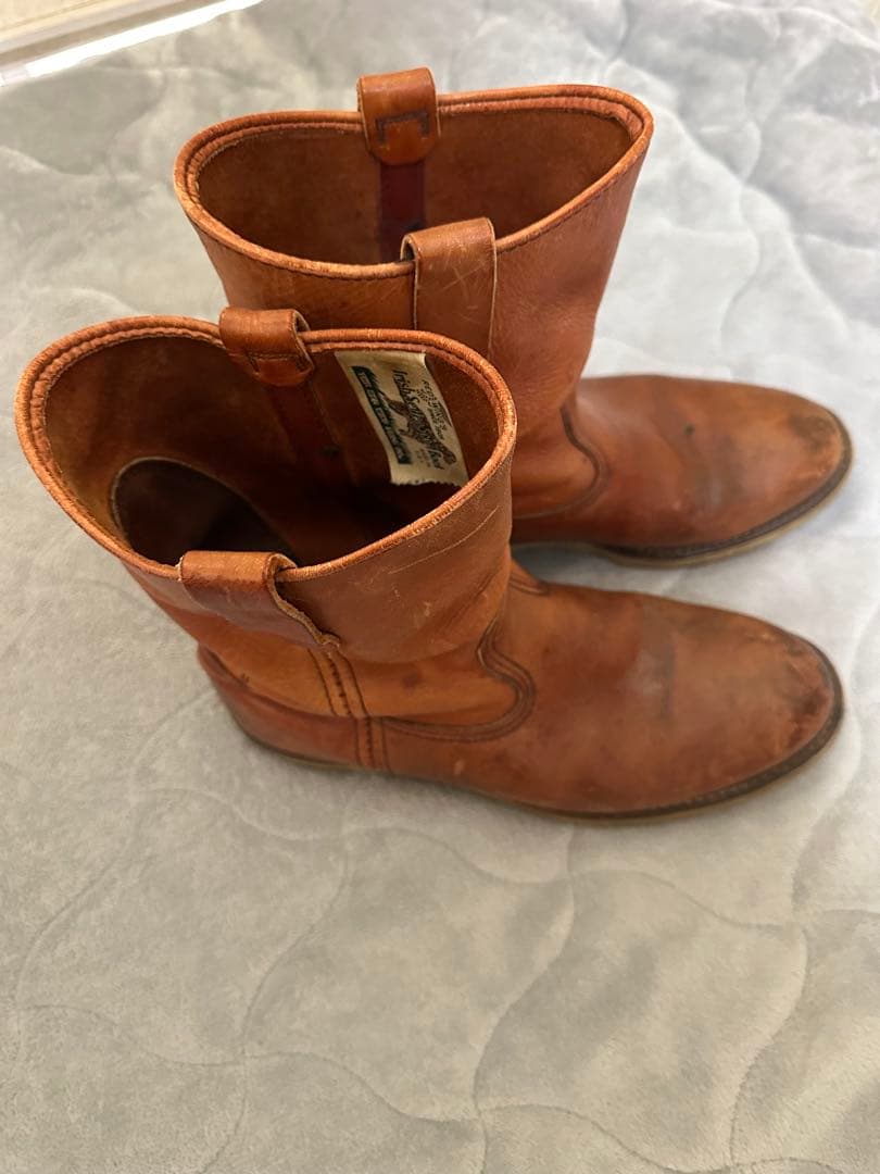 レッドウイング ペコス866 8.5D 四角犬タグ ヴィンテージ 80s