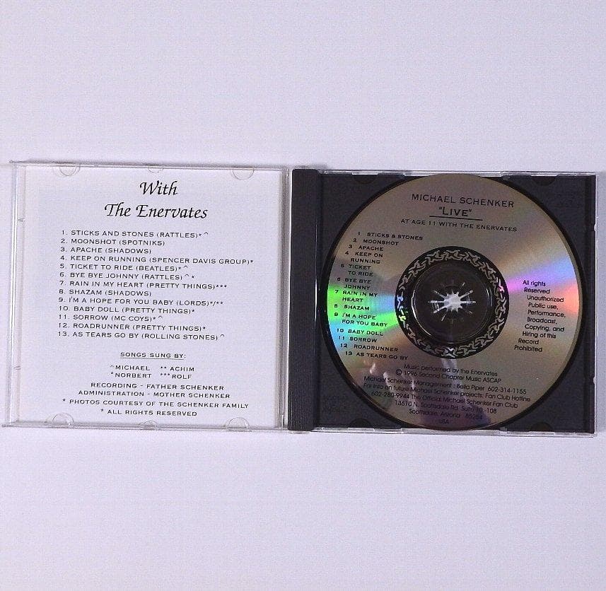 マイケル・シェンカー 少年時代 WITH THE ENERVATES/LIVE