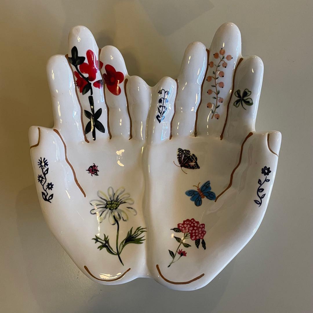 Anthropolopie NATHALIE LETE ハンドモチーフトレー