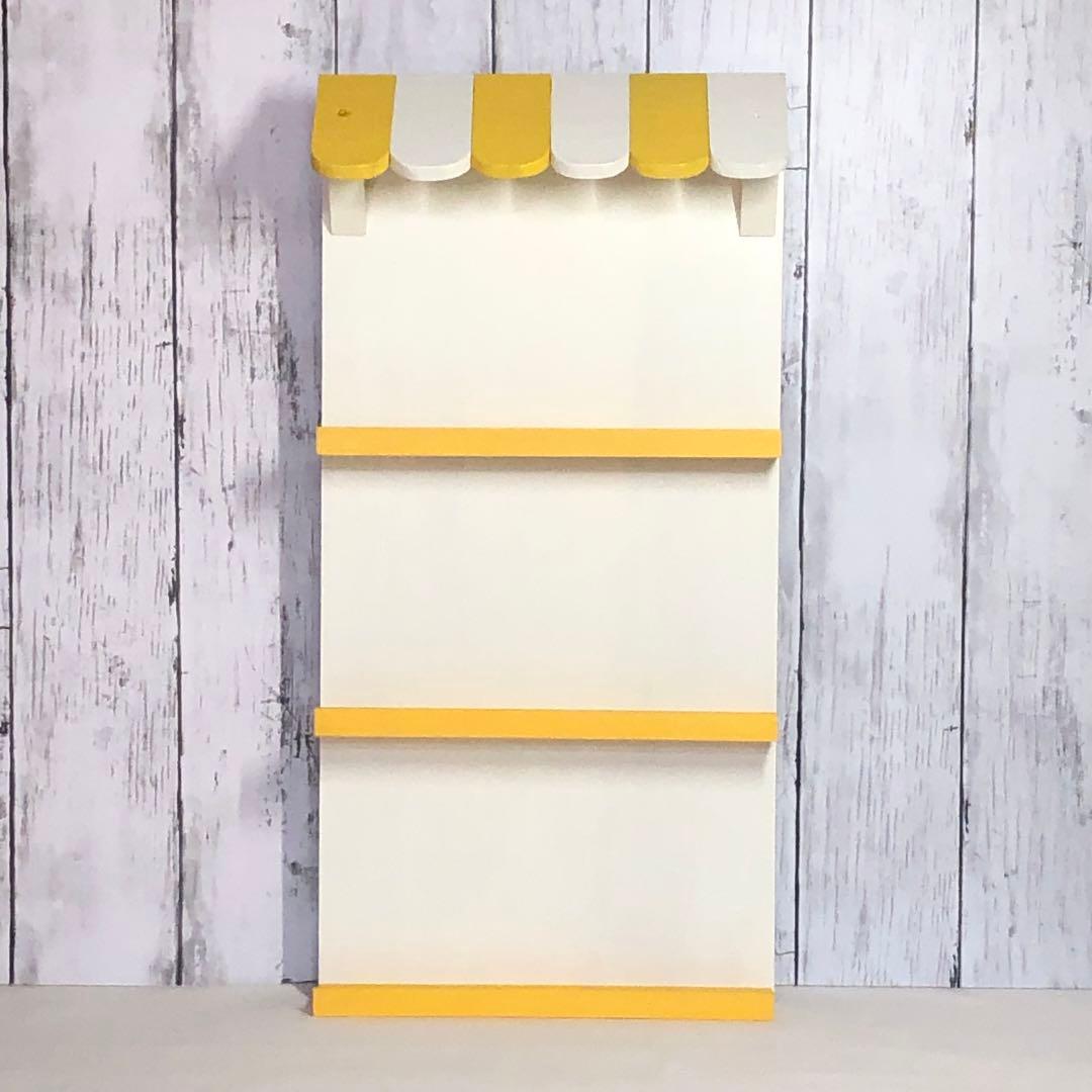 いち　お店型什器 （６枚屋根）　計３点　（イベント什器　ハンドメイド）