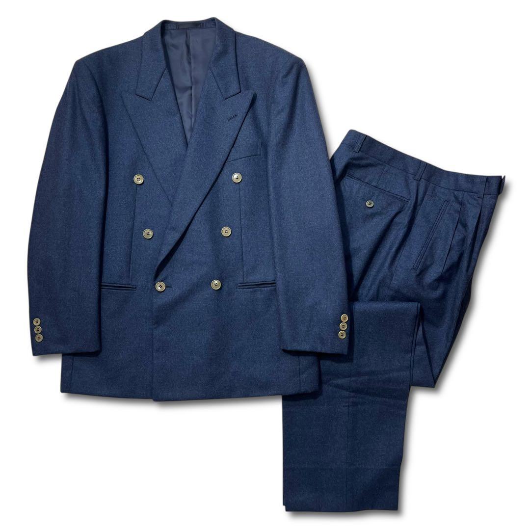極美品 Paul Smith カノニコ 社製 ダブル スーツ セットアップ M