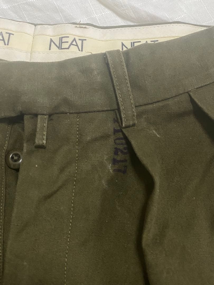NEAT 1955 TENT CLOTH リメイク　スラックス　テントクロス