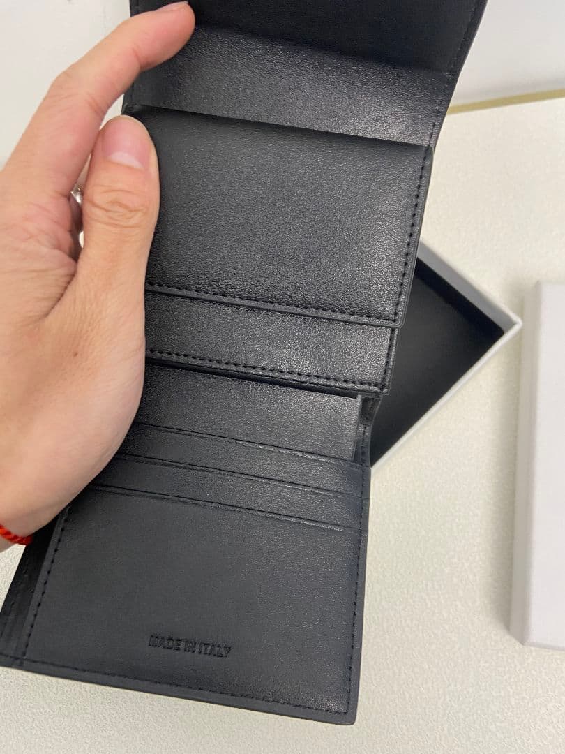 CELINE　ブラック　三つ折り財布