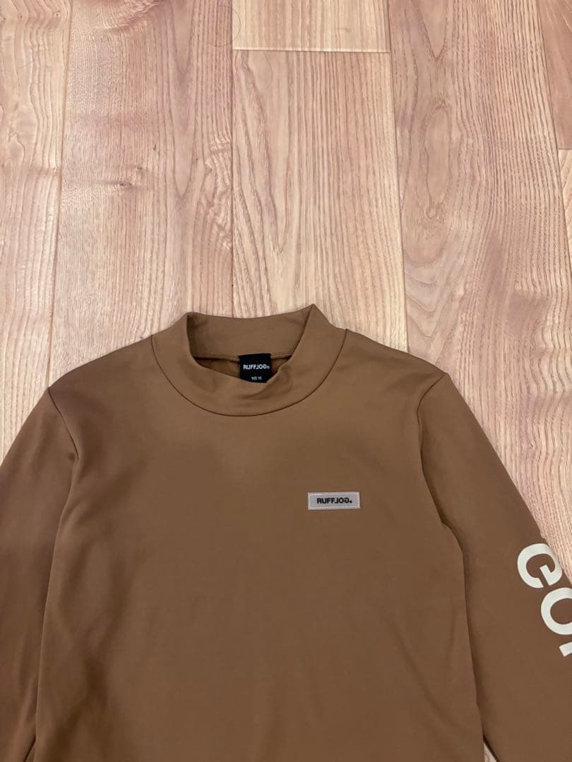 ラフロッグ　微起毛モックネックシャツ