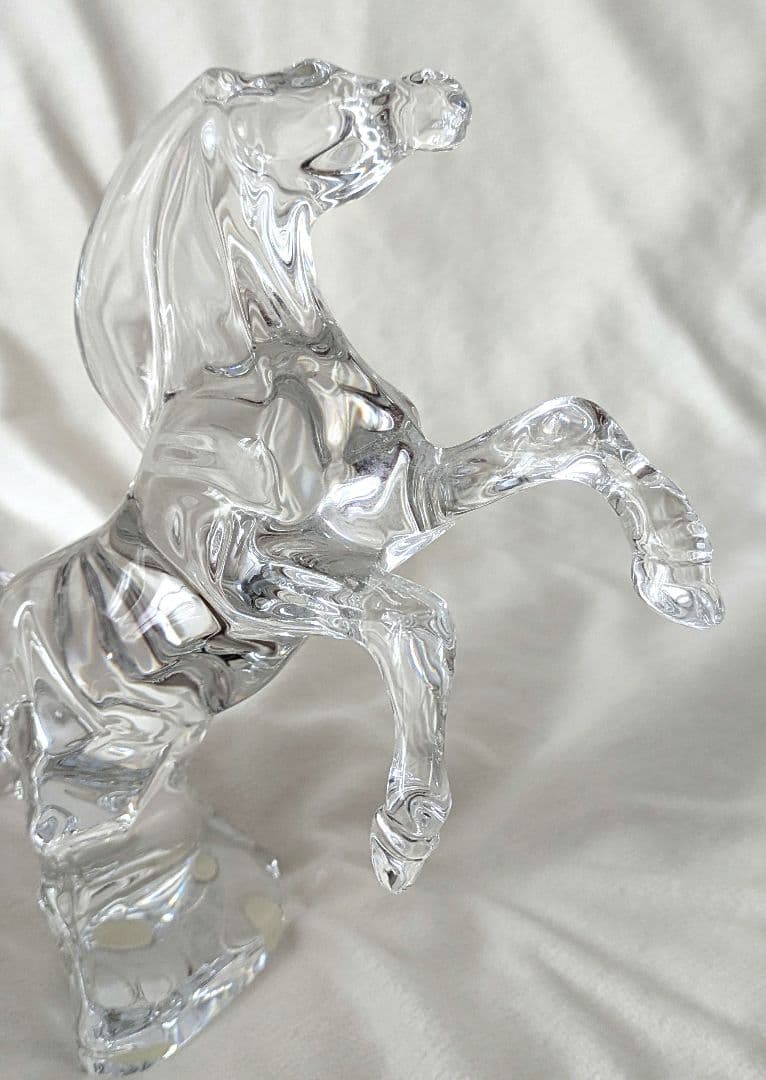 バカラBaccarat◎馬の置物 クリスタルガラス インテリア　オブジェ