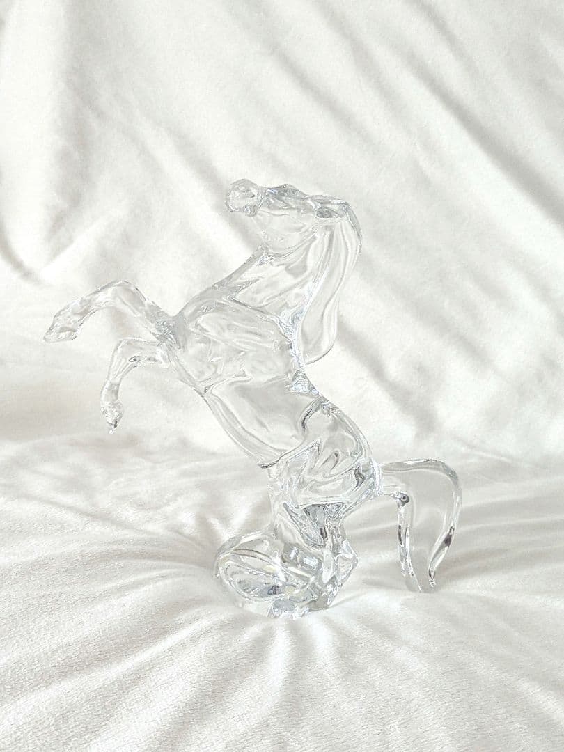 バカラBaccarat◎馬の置物 クリスタルガラス インテリア　オブジェ