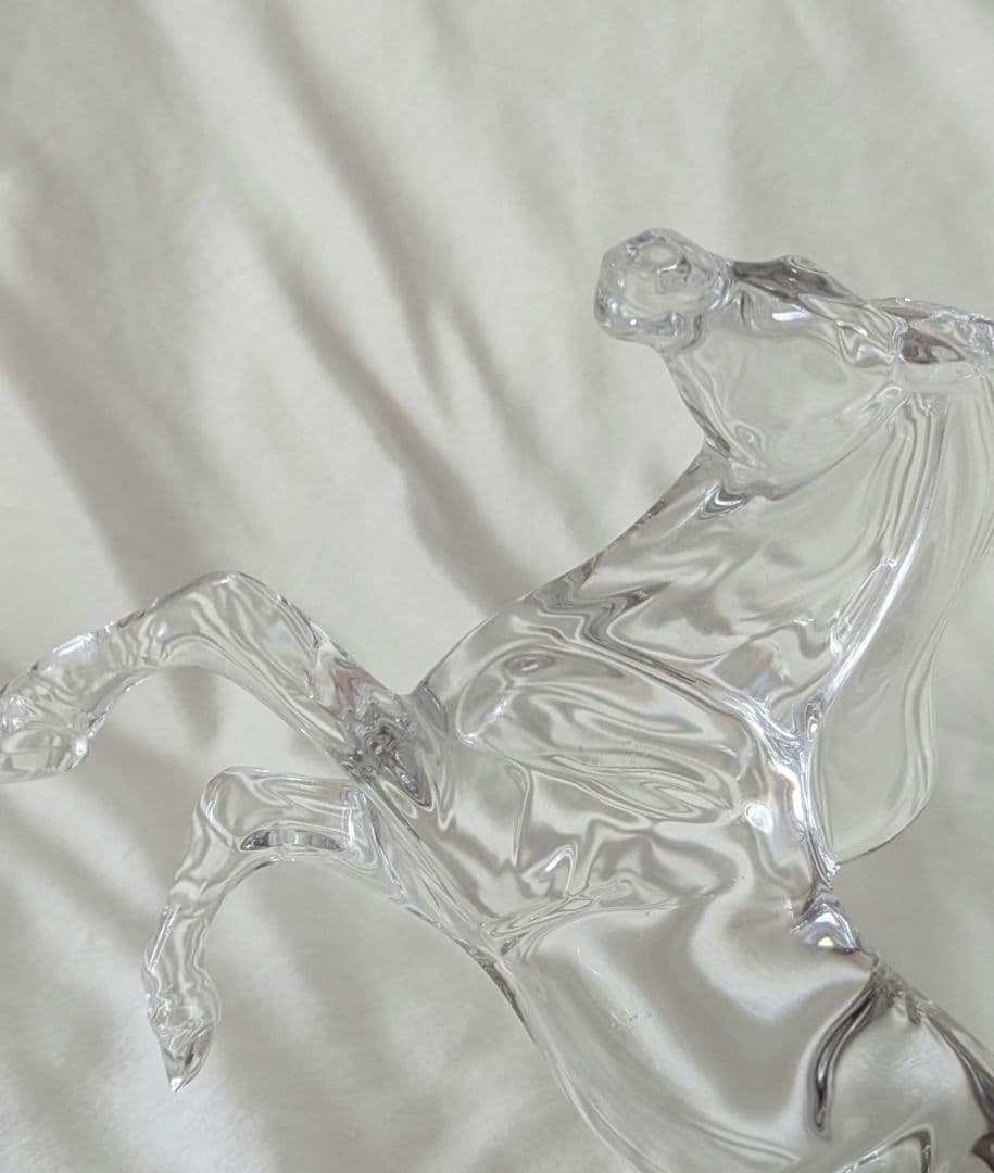 バカラBaccarat◎馬の置物 クリスタルガラス インテリア　オブジェ