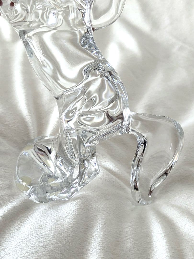 バカラBaccarat◎馬の置物 クリスタルガラス インテリア　オブジェ