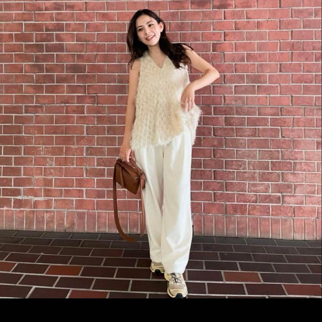 MIESROHE カットジャガードトップス