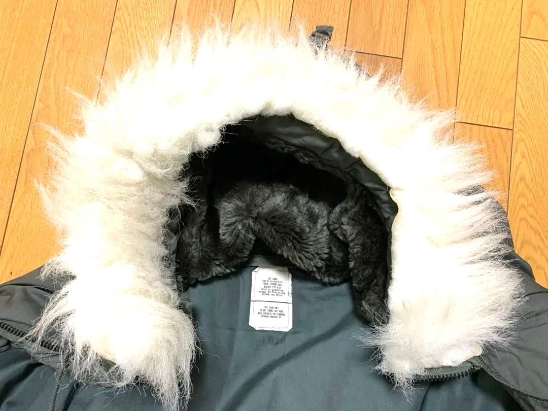 N-3B 米軍実物　greenbrier製　ファーも状態良　美品　scovill