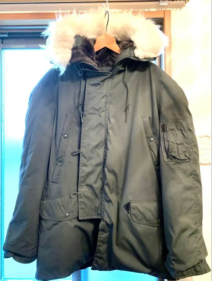 N-3B 米軍実物　greenbrier製　ファーも状態良　美品　scovill
