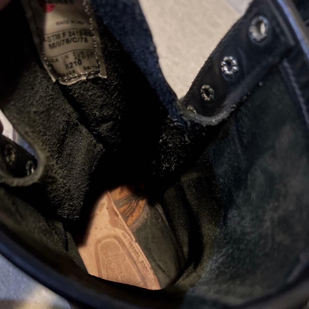 廃盤 RED WING レッドウィング8210 ブラック ロガーブーツ