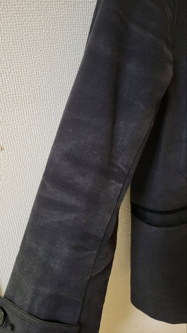 【ポータークラシック】黒 ダブルブレスト チェスターコート