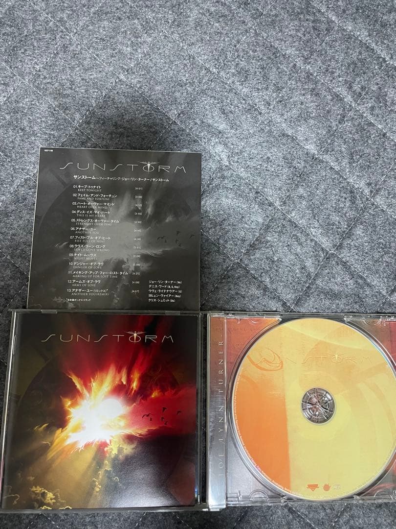 日本盤！帯付き！付属品全て有り！ジョー・リン・ターナー　サンストーム