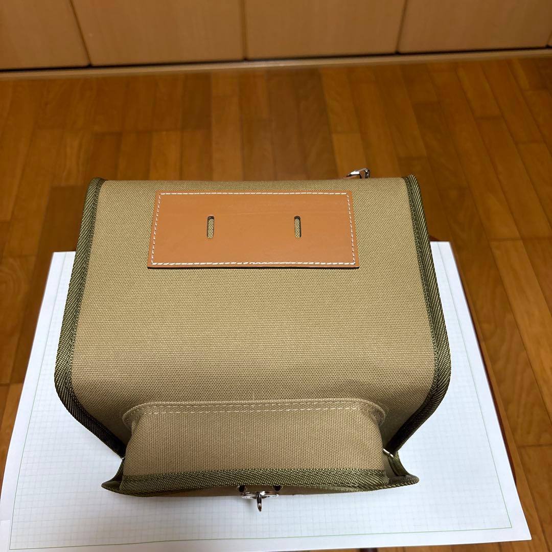 【犬印鞄】犬印純綿6号帆布 自転車用サドルバッグ（小）