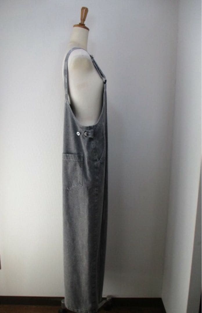 Eimee Law デニム サロペット ライトグレー