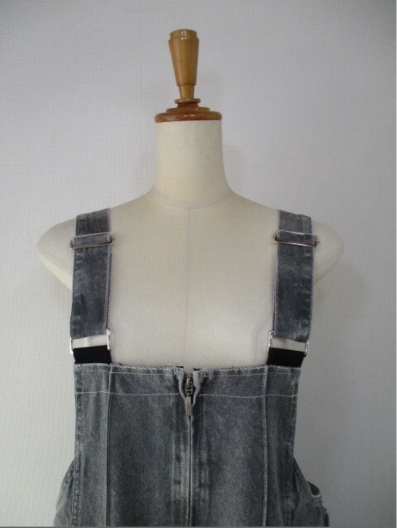 Eimee Law デニム サロペット ライトグレー