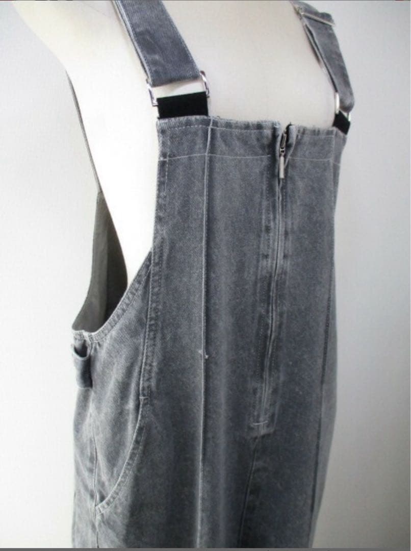 Eimee Law デニム サロペット ライトグレー