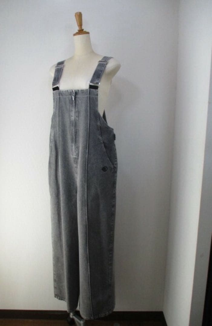 Eimee Law デニム サロペット ライトグレー