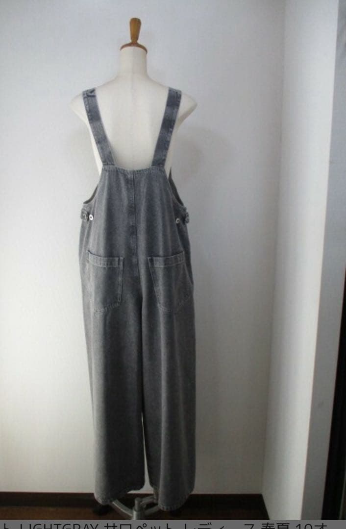 Eimee Law デニム サロペット ライトグレー