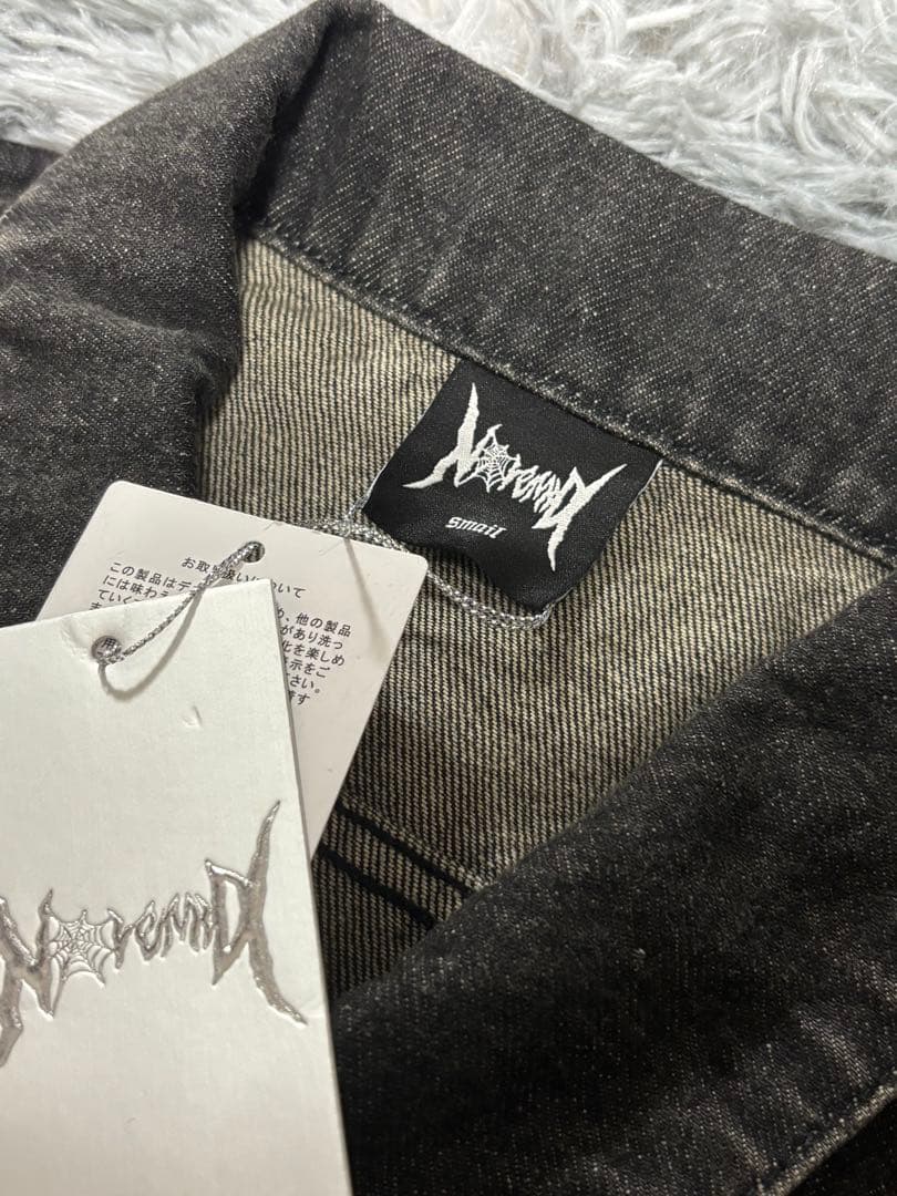 NoREMID ブラック デニムジャケット　タグ付き