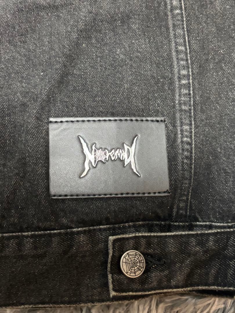 NoREMID ブラック デニムジャケット　タグ付き