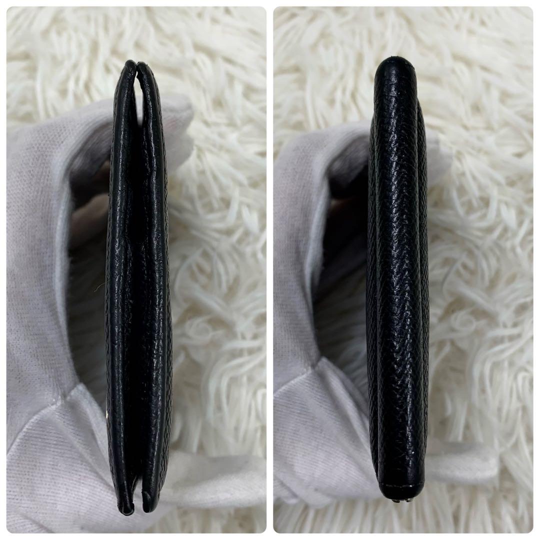 【✨美品✨】 ブルガリ サークルロゴ マネークリップ ブラック